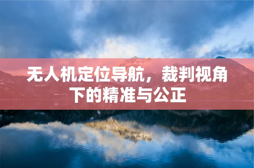 无人机定位导航，裁判视角下的精准与公正
