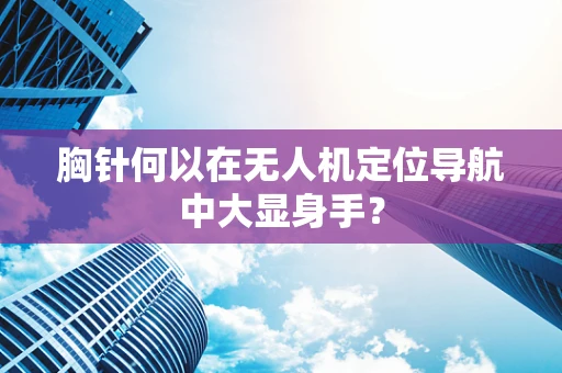 胸针何以在无人机定位导航中大显身手？