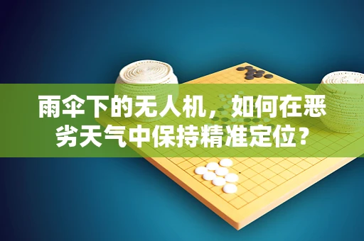 雨伞下的无人机，如何在恶劣天气中保持精准定位？