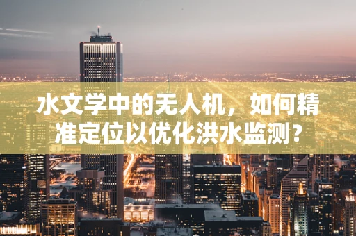 水文学中的无人机，如何精准定位以优化洪水监测？