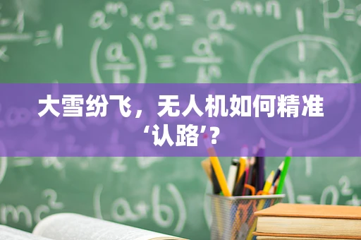 大雪纷飞，无人机如何精准‘认路’？