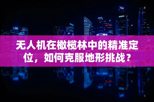 无人机在橄榄林中的精准定位，如何克服地形挑战？
