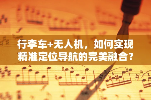 行李车+无人机，如何实现精准定位导航的完美融合？