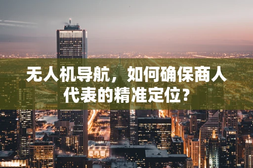无人机导航，如何确保商人代表的精准定位？