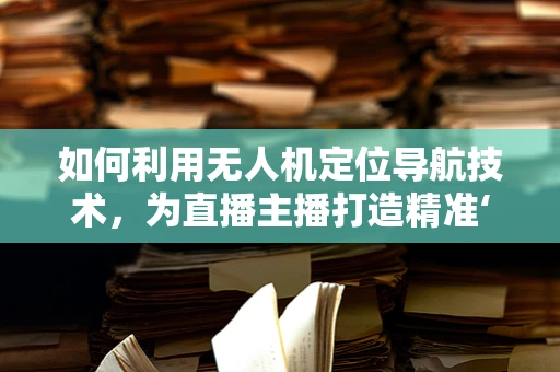 如何利用无人机定位导航技术，为直播主播打造精准‘空中视角’？