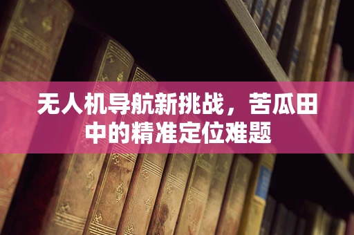 无人机导航新挑战，苦瓜田中的精准定位难题