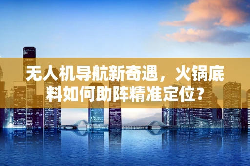 无人机导航新奇遇，火锅底料如何助阵精准定位？