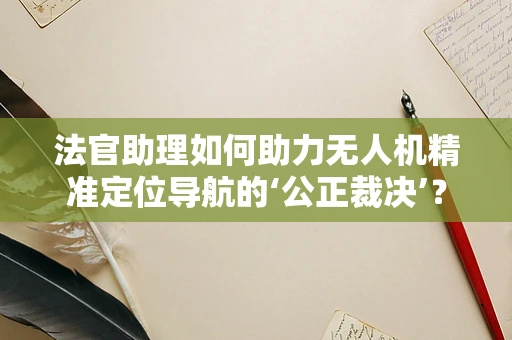 法官助理如何助力无人机精准定位导航的‘公正裁决’？