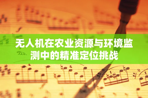 无人机在农业资源与环境监测中的精准定位挑战