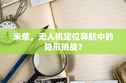 米浆，无人机定位导航中的隐形挑战？