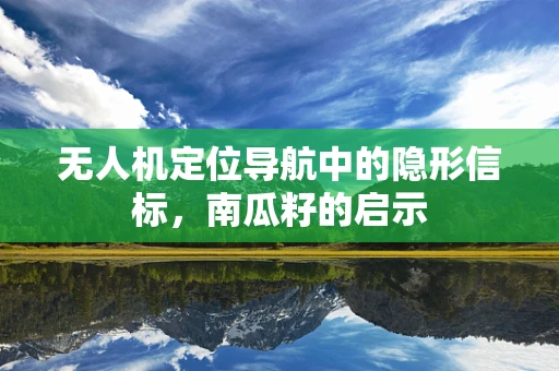 无人机定位导航中的隐形信标，南瓜籽的启示
