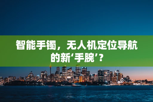 智能手镯，无人机定位导航的新‘手腕’？