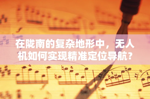 在陇南的复杂地形中，无人机如何实现精准定位导航？