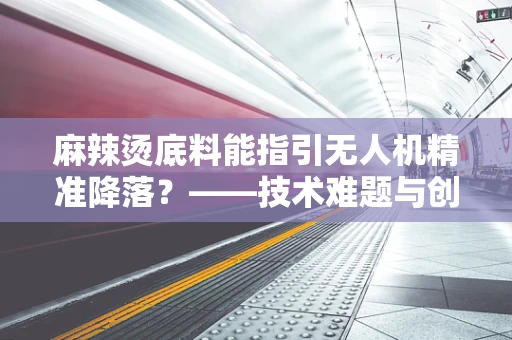 麻辣烫底料能指引无人机精准降落？——技术难题与创意设想