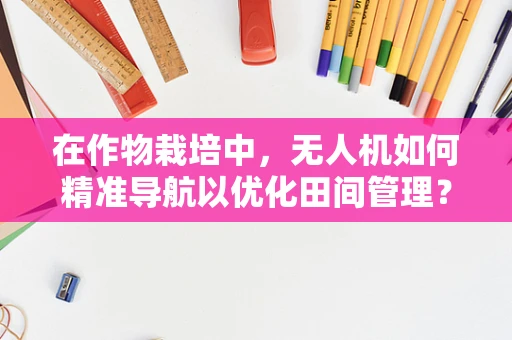 在作物栽培中，无人机如何精准导航以优化田间管理？