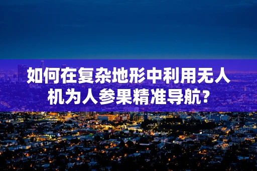如何在复杂地形中利用无人机为人参果精准导航？