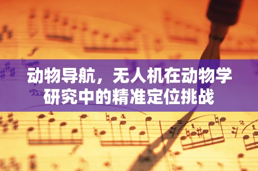 动物导航，无人机在动物学研究中的精准定位挑战