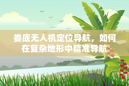 娄底无人机定位导航，如何在复杂地形中精准导航