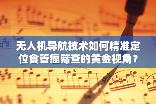 无人机导航技术如何精准定位食管癌筛查的黄金视角？