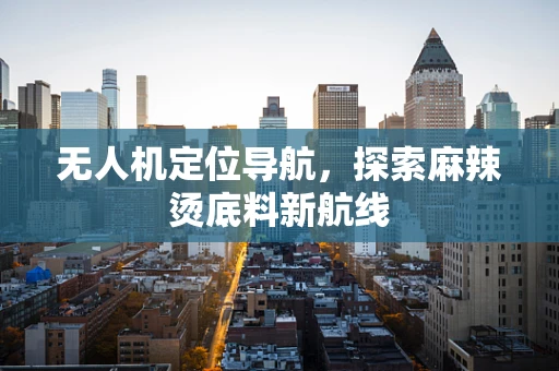 无人机定位导航，探索麻辣烫底料新航线