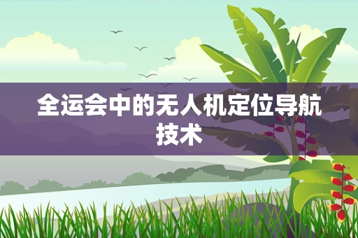 全运会中的无人机定位导航技术