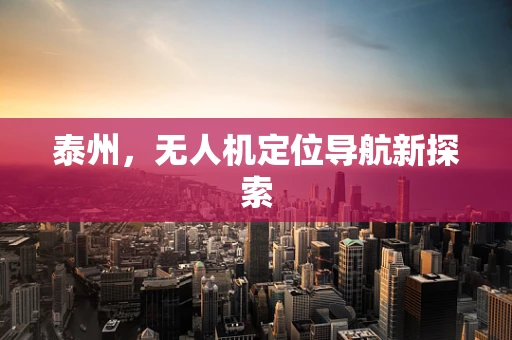 泰州，无人机定位导航新探索