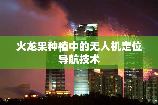 火龙果种植中的无人机定位导航技术