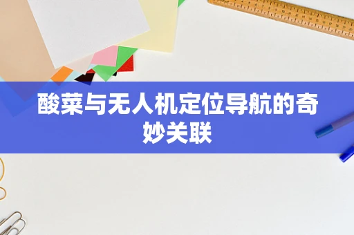 酸菜与无人机定位导航的奇妙关联