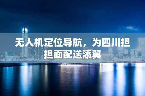 无人机定位导航，为四川担担面配送添翼