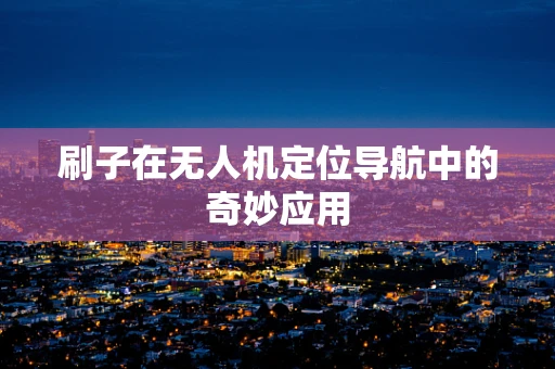 刷子在无人机定位导航中的奇妙应用