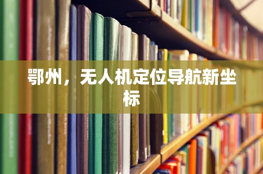鄂州，无人机定位导航新坐标