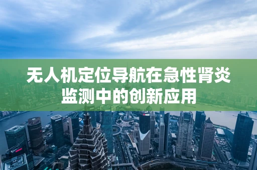无人机定位导航在急性肾炎监测中的创新应用