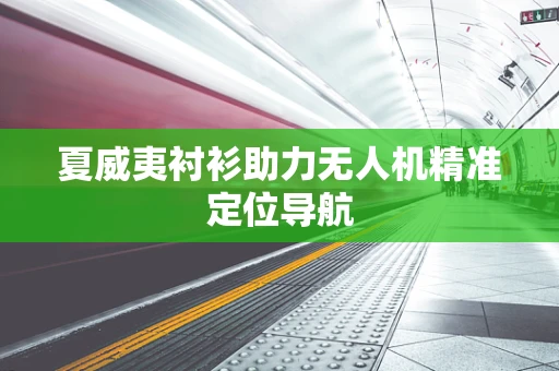 夏威夷衬衫助力无人机精准定位导航