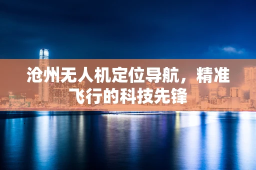 沧州无人机定位导航，精准飞行的科技先锋
