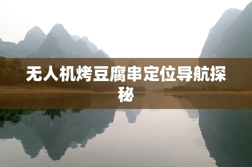 无人机烤豆腐串定位导航探秘