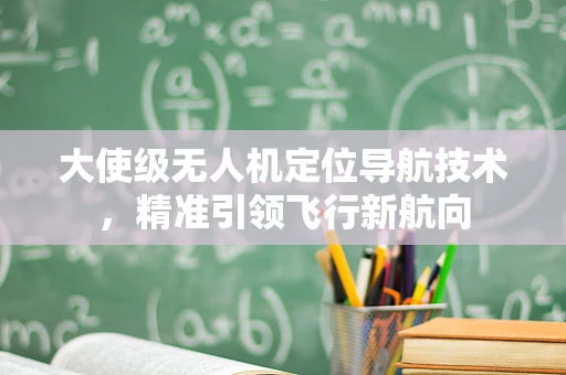 大使级无人机定位导航技术，精准引领飞行新航向