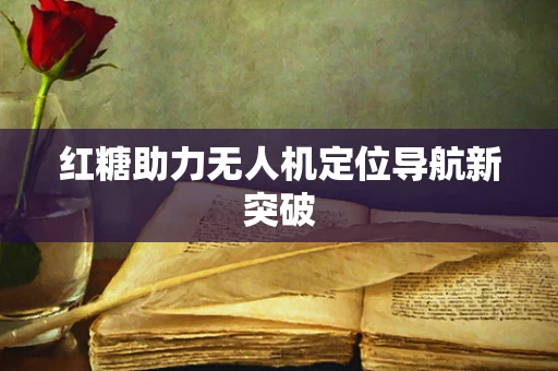 红糖助力无人机定位导航新突破