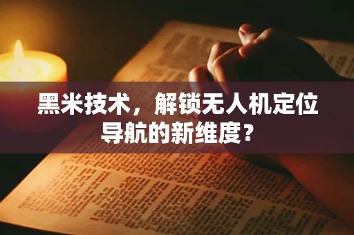 黑米技术，解锁无人机定位导航的新维度？