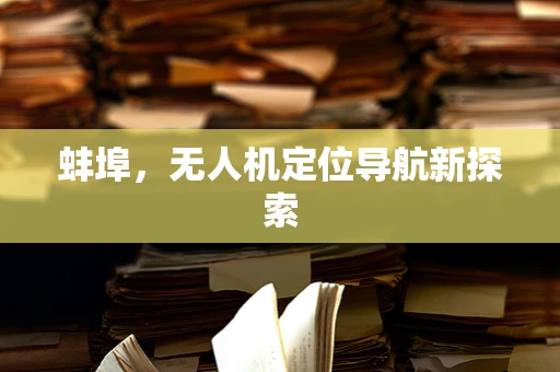 蚌埠，无人机定位导航新探索
