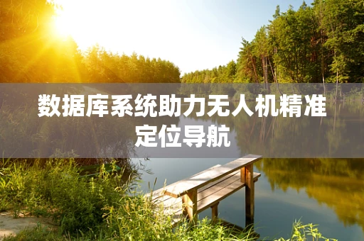 数据库系统助力无人机精准定位导航