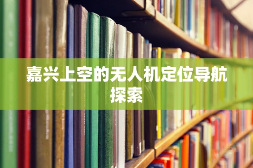 嘉兴上空的无人机定位导航探索