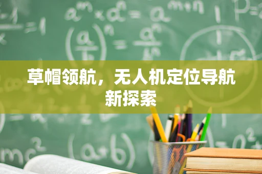 草帽领航，无人机定位导航新探索
