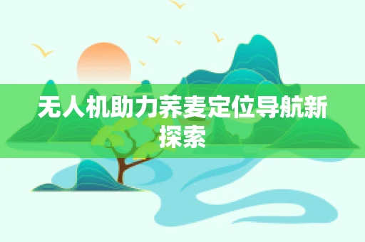 无人机助力荞麦定位导航新探索