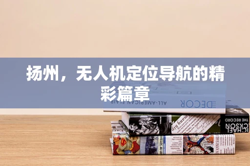 扬州，无人机定位导航的精彩篇章