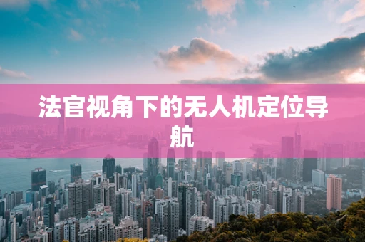 法官视角下的无人机定位导航