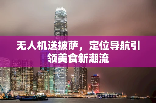 无人机送披萨，定位导航引领美食新潮流