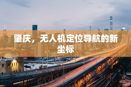 肇庆，无人机定位导航的新坐标