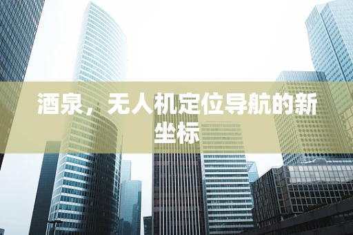 酒泉，无人机定位导航的新坐标