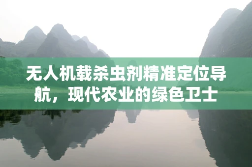 无人机载杀虫剂精准定位导航，现代农业的绿色卫士