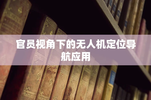 官员视角下的无人机定位导航应用